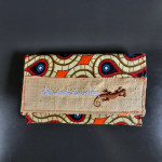 Pochette en raphia et wax